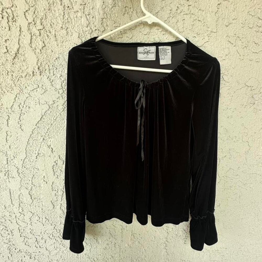 Y2k black long sleeve
